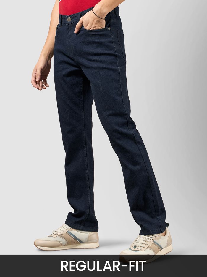 dark_navy_blue_regular_fit_mens_jeans_base_22_07_2025_700x933 Dark Navy Blue Regular Fit Mens Jeans - Image 2